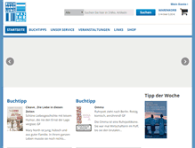 Tablet Screenshot of buchhandlung-wasihrwollt.de